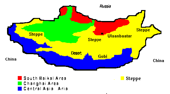 Wälder der Mongolei englisch